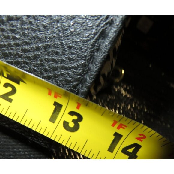 George Black & White Houndstooth Vegan Leather Tote Crossbody Handbag Brand NWT - Picture 12 of 12